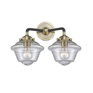 A thumbnail of the Innovations Lighting 284-2W Small Oxford Black Antique Brass / Seedy