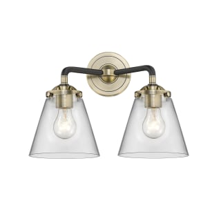 A thumbnail of the Innovations Lighting 284-2W Small Cone Black Antique Brass / Clear