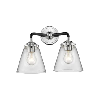 A thumbnail of the Innovations Lighting 284-2W Small Cone Black Polished Nickel / Clear