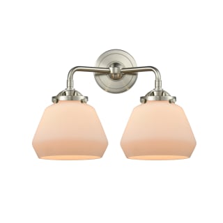 A thumbnail of the Innovations Lighting 284-2W Fulton Brushed Satin Nickel / Matte White Cased