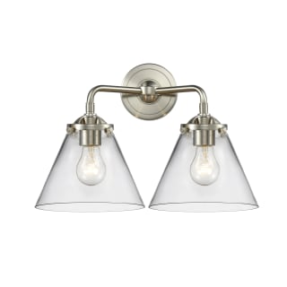 A thumbnail of the Innovations Lighting 284-2W Large Cone Brushed Satin Nickel / Clear