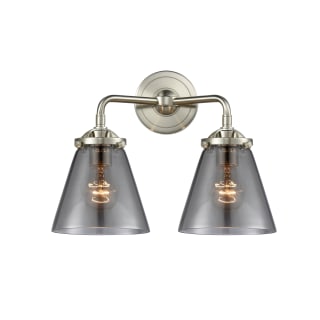 A thumbnail of the Innovations Lighting 284-2W Small Cone Brushed Satin Nickel / Smoked