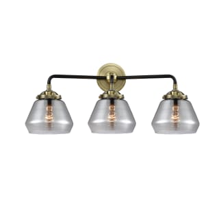 A thumbnail of the Innovations Lighting 284-3W Fulton Black Antique Brass / Smoked