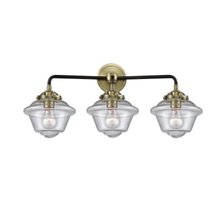 A thumbnail of the Innovations Lighting 284-3W Small Oxford Black Antique Brass / Seedy