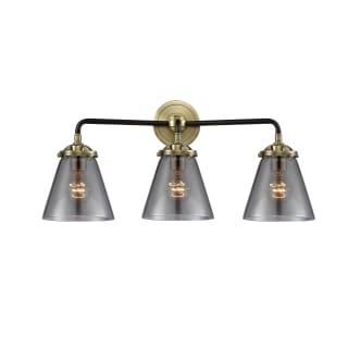 A thumbnail of the Innovations Lighting 284-3W Small Cone Black Antique Brass / Smoked