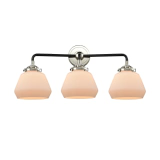 A thumbnail of the Innovations Lighting 284-3W Fulton Black Polished Nickel / Matte White Cased