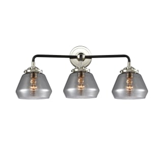 A thumbnail of the Innovations Lighting 284-3W Fulton Black Polished Nickel / Smoked