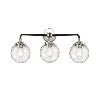 A thumbnail of the Innovations Lighting 284-3W-6 Beacon Black Polished Nickel / Seedy Globe