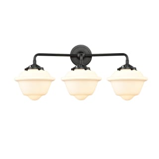 A thumbnail of the Innovations Lighting 284-3W Small Oxford Oil Rubbed Bronze / Matte White Cased