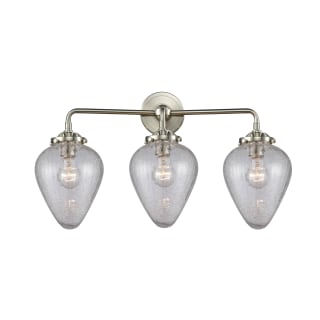 A thumbnail of the Innovations Lighting 284-3W Geneseo Brushed Satin Nickel / Clear Crackle