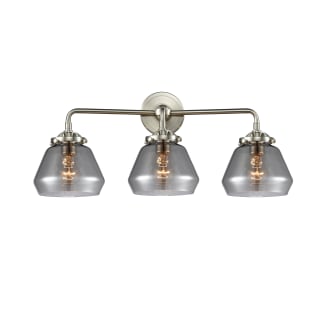 A thumbnail of the Innovations Lighting 284-3W Fulton Brushed Satin Nickel / Smoked