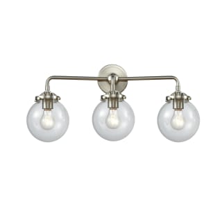 A thumbnail of the Innovations Lighting 284-3W-6 Beacon Brushed Satin Nickel / Clear