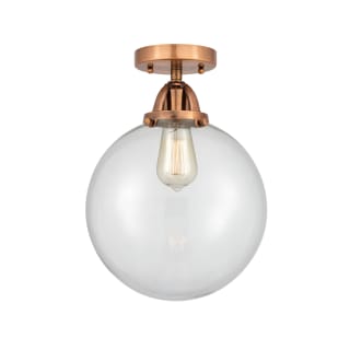 A thumbnail of the Innovations Lighting 288-1C-13-10 Beacon Semi-Flush Antique Copper / Clear