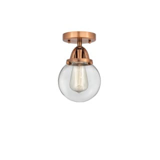 A thumbnail of the Innovations Lighting 288-1C-9-6 Beacon Semi-Flush Antique Copper / Clear