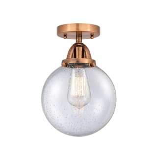 A thumbnail of the Innovations Lighting 288-1C-12-8 Beacon Semi-Flush Antique Copper / Seedy