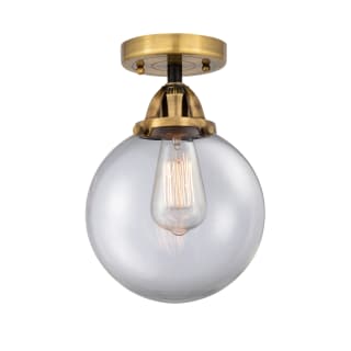 A thumbnail of the Innovations Lighting 288-1C-11-8 Beacon Semi-Flush Black Antique Brass / Clear