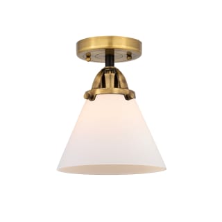 A thumbnail of the Innovations Lighting 288-1C-10-8 Cone Semi-Flush Black Antique Brass / Matte White