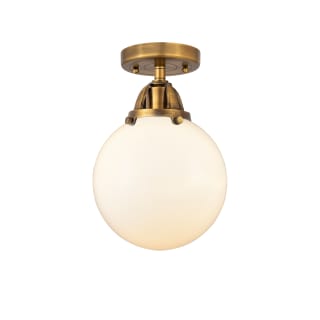 A thumbnail of the Innovations Lighting 288-1C-11-8 Beacon Semi-Flush Brushed Brass / Matte White