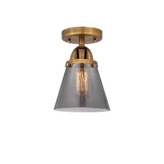 A thumbnail of the Innovations Lighting 288-1C-9-6 Cone Semi-Flush Brushed Brass / Plated Smoke