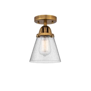 A thumbnail of the Innovations Lighting 288-1C-9-6 Cone Semi-Flush Brushed Brass / Seedy