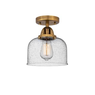 A thumbnail of the Innovations Lighting 288-1C-9-8 Bell Semi-Flush Brushed Brass / Seedy
