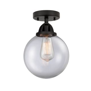 A thumbnail of the Innovations Lighting 288-1C-11-8 Beacon Semi-Flush Matte Black / Clear