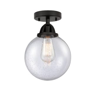 A thumbnail of the Innovations Lighting 288-1C-11-8 Beacon Semi-Flush Matte Black / Seedy