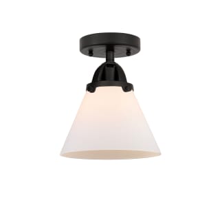 A thumbnail of the Innovations Lighting 288-1C-10-8 Cone Semi-Flush Matte Black / Matte White