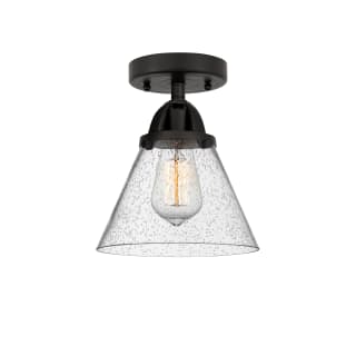 A thumbnail of the Innovations Lighting 288-1C-10-8 Cone Semi-Flush Matte Black / Seedy