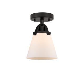 A thumbnail of the Innovations Lighting 288-1C-9-6 Cone Semi-Flush Matte Black / Matte White