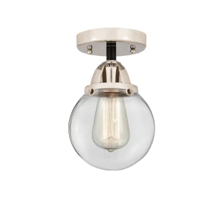 A thumbnail of the Innovations Lighting 288-1C-9-6 Beacon Semi-Flush Black Polished Nickel / Clear