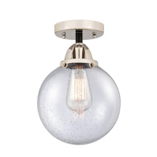 A thumbnail of the Innovations Lighting 288-1C-12-8 Beacon Semi-Flush Black Polished Nickel / Seedy