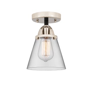 A thumbnail of the Innovations Lighting 288-1C-9-6 Cone Semi-Flush Black Polished Nickel / Clear