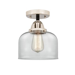 A thumbnail of the Innovations Lighting 288-1C-9-8 Bell Semi-Flush Black Polished Nickel / Clear