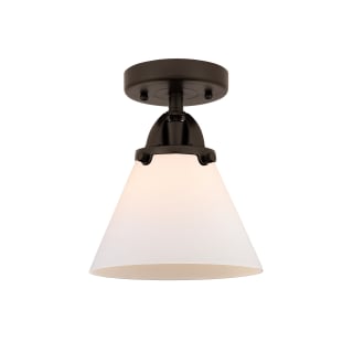 A thumbnail of the Innovations Lighting 288-1C-10-8 Cone Semi-Flush Oil Rubbed Bronze / Matte White