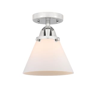 A thumbnail of the Innovations Lighting 288-1C-10-8 Cone Semi-Flush Polished Chrome / Matte White