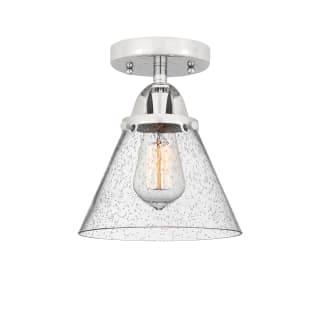 A thumbnail of the Innovations Lighting 288-1C-10-8 Cone Semi-Flush Polished Chrome / Seedy