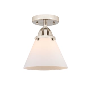 A thumbnail of the Innovations Lighting 288-1C-10-8 Cone Semi-Flush Polished Nickel / Matte White