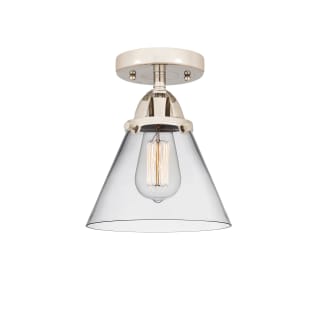 A thumbnail of the Innovations Lighting 288-1C-10-8 Cone Semi-Flush Polished Nickel / Clear