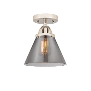 A thumbnail of the Innovations Lighting 288-1C-10-8 Cone Semi-Flush Polished Nickel / Plated Smoke