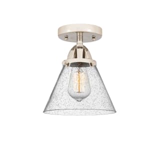 A thumbnail of the Innovations Lighting 288-1C-10-8 Cone Semi-Flush Polished Nickel / Seedy