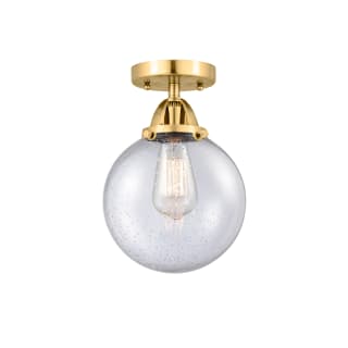 A thumbnail of the Innovations Lighting 288-1C-12-8 Beacon Semi-Flush Satin Gold / Seedy