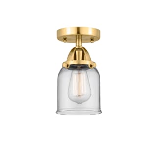 A thumbnail of the Innovations Lighting 288-1C-9-5 Bell Semi-Flush Satin Gold / Clear