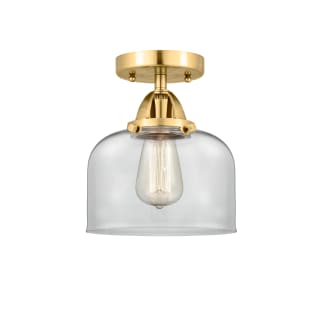 A thumbnail of the Innovations Lighting 288-1C-9-8 Bell Semi-Flush Satin Gold / Clear