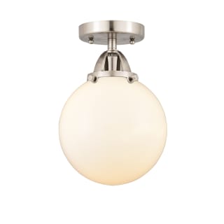 A thumbnail of the Innovations Lighting 288-1C-11-8 Beacon Semi-Flush Brushed Satin Nickel / Matte White
