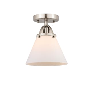 A thumbnail of the Innovations Lighting 288-1C-10-8 Cone Semi-Flush Brushed Satin Nickel / Matte White