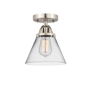 A thumbnail of the Innovations Lighting 288-1C-10-8 Cone Semi-Flush Brushed Satin Nickel / Clear