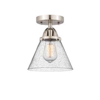 A thumbnail of the Innovations Lighting 288-1C-10-8 Cone Semi-Flush Brushed Satin Nickel / Seedy