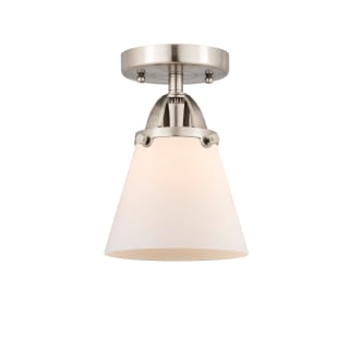 A thumbnail of the Innovations Lighting 288-1C-9-6 Cone Semi-Flush Brushed Satin Nickel / Matte White