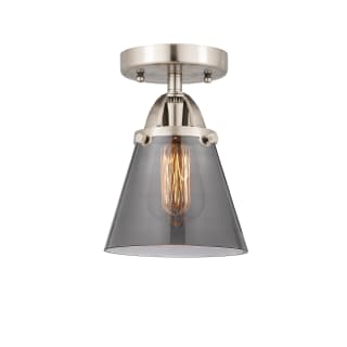 A thumbnail of the Innovations Lighting 288-1C-9-6 Cone Semi-Flush Brushed Satin Nickel / Plated Smoke